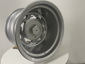 Jantes en aluminium moulé pour voiture de 15 pouces à déport profond 5x120 5x127 avec finition Racing argentée - Product Image 3