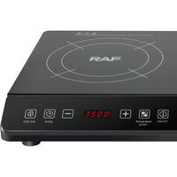 Cuisinière à induction RAF R.8085, nouvelle, deux brûleurs, grand écran tactile, affichage numérique