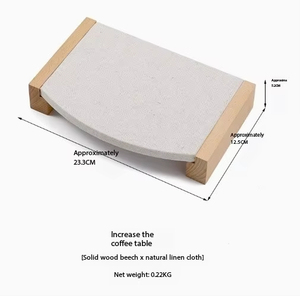 Environment Protection Stackable Jewelry Trays Solid Wood Microfiber Jewelry Display Stand - Product Image 4