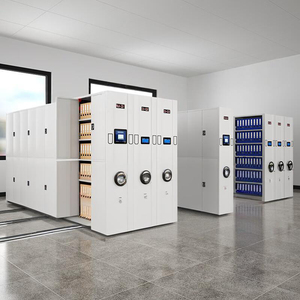 Hiện đại có thể điều chỉnh khối lượng tập tin lưu trữ di động máy nén Kệ hệ thống thư viện lưu trữ trường thép di chuyển kệ sách kệ - Product Image 3