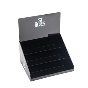 Support de présentation cosmétique créatif en acrylique recyclable – Étagère de rangement moderne pour maquillage sur comptoir - Product Image 1