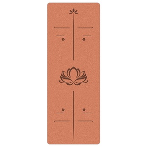 Tapete de Yoga de Goma PU Esmerilada Inodoro Transfronterizo de 5mm, Antideslizante, Engrosado, Absorbente de Sudor, con Línea de Guía de Postura, 183cm, Tapete de Lujo - Product Image 6