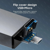 Lector de tarjetas Usb 3,0 multifunción 7 en 1, disco U tipo C/Micro Usb/Tf/Sd, unidad Flash, adaptador de lectura de tarjeta de memoria, accesorios para teléfono
