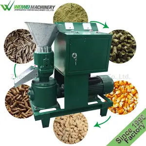 Weiwei powder mill poultry feed herb pelletizer chicken food feed making pellet granulator feed pillet machine aliment poulet