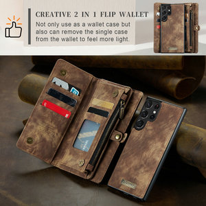 Funda para Teléfono Inteligente CaseMe para <span class=keywords><strong>Samsung</strong></span> <span class=keywords><strong>Galaxy</strong></span> S23 Ultra, Nueva Funda de Cuero con Cremallera y Cartera para <span class=keywords><strong>Samsung</strong></span> S23 Ultra - Product Image 3