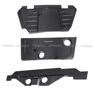 ฝาครอบเครื่องยนต์คาร์บอนไฟเบอร์3ชิ้นสำหรับ <span class=keywords><strong>Nissan</strong></span> Z RZ34 <span class=keywords><strong>400Z</strong></span> - Product Image 3