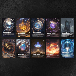 Cartes à collectionner pour une personnalisation <span class=keywords><strong>alternative</strong></span>, cartes d'art personnalisées, cartes DIY imprimées en offset avec surface vernie - Product Image 5