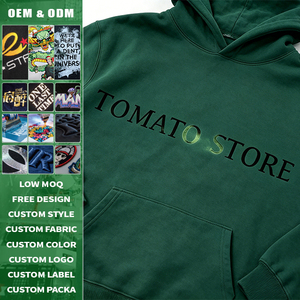 Sweat à capuche thermochromique en coton 100% premium, grammage lourd, coupe ample unisexe, vêtement vierge personnalisable avec logo - Product Image 2