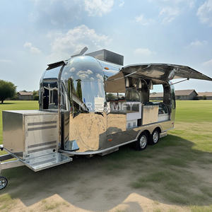 Custom Coffee Bar Trailer Mobile Vending Cart Concession with Full Kitchen Equipments Commercial Service <b>Window</b> Food Truck - Product Image 2