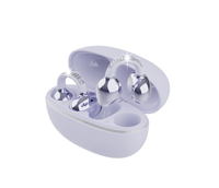 Écouteurs sportifs ouverts OWS tendance, style boucles d'oreilles, son surround 360 HiFi, réduction de bruit active (ANC) IA, Bluetooth 6.0, faible latence pour le gaming, affichage numérique, IPX4