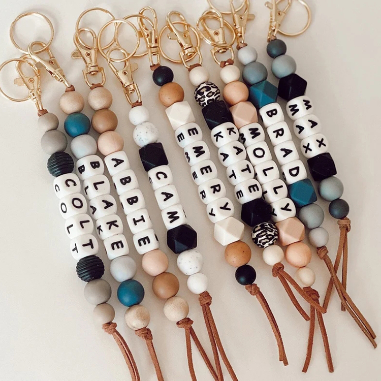 50 Pièces Perles En Silicone Imprimées Motifs Vache