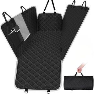 Factory <b>Waterproof</b> Dog Car Seat Cover for Back Seat Pet Car Seat Cover Pad Foldable with Mesh Window Durable Dog Car Seat Cover - Product Image 2