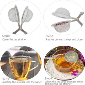 Hot Sale Kitchen Tool Fine Mesh Filter Loose Leaf Strainer Ball Shape Stainless Steel <b>Tea</b> <b>Infusers</b> for Herbal <b>Tea</b> - Product Image 3