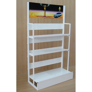 Double Sided Slatwall Trở Lại Tầng Thường Vụ Cửa Hàng Bán Lẻ Pop Khuyến Mãi Hàng Hóa Hiển Thị Kệ - Product Image 3