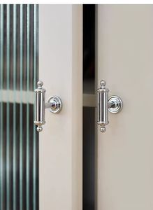 Горячая распродажа: Длинные ручки для кухонных шкафов из цельной латуни с хромированным покрытием, полированное серебро - Product Image 5