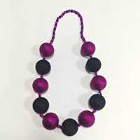 Schwarz und Lila Jumbo Riesen perlen Neujahr Karneval Glitter Pulver Bling bling Flash ing Mardi Gras Neues Design