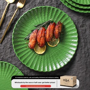 <span class=keywords><strong>Melamine</strong></span> hình dạng bất thường phục vụ tấm thương mại Nhà hàng khách sạn tối giản biên giới sáng tạo không thể phá vỡ món ăn đĩa ăn tối - Product Image 3