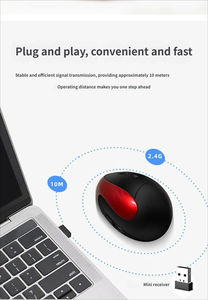 3 DPI Relieves Wrist Pain Portable Vertical Charging Ergonomic Wireless <b>Mouse</b> for Laptop - Product Image 2