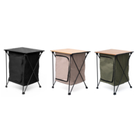 Étagère de cuisine extérieure de table pliante extérieure d'alliage d'aluminium de haute qualité pour le camping