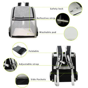 Petit sac à dos pour animaux de compagnie approuvé par les compagnies aériennes sac à dos chat chiot chien porte-bébé pour vélo voiture voyage randonnée moto - Product Image 6