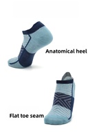 Chaussettes de course légères en laine mérinos personnalisées, coupe basse, pour la randonnée, les activités de plein air et la course sur sentier