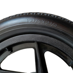 Roue de fauteuil roulant en mousse PU de 12 pouces Cheng Jin Vehicles, roue pleine en polyuréthane sans air, accessoires pour fauteuil roulant manuel - Product Image 3