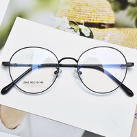 Montures de lunettes optiques en métal personnalisables à la mode pour jeunes filles