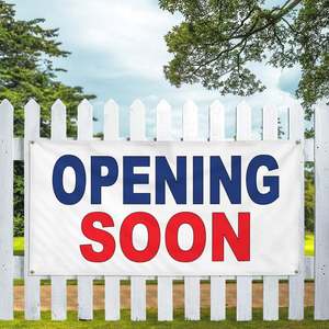 Banderas Personalizadas de Fibra de Poliéster en Varios Tamaños, Color Azul y Rojo, Resistentes a la Intemperie, Protección UV, para Exteriores, Negocios, Patios Industriales - Product Image 1