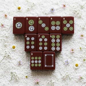 Juego de Mahjong de Lujo Personalizado, Portátil, con Fichas de Chocolate, Técnica de Pintura Lacada, Acrílico, Estilo Americano, Plegable, Metálico - Product Image 5