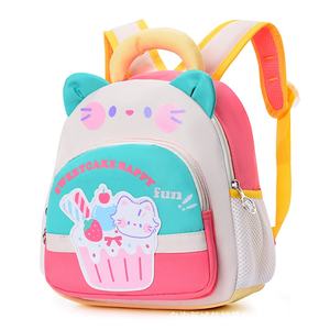 Zaino Unisex per Bambini dell'<span class=keywords><strong>Asilo</strong></span>, Design Carino con Auto Cartoon, Impermeabile in Oxford, Leggero con Protezione per la Schiena, 1-3 Anni - Product Image 6