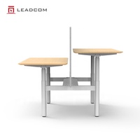 Leadcom Juno LS-782 durable moderne électrique hauteur réglable table bureau poste de travail assis à debout bureau