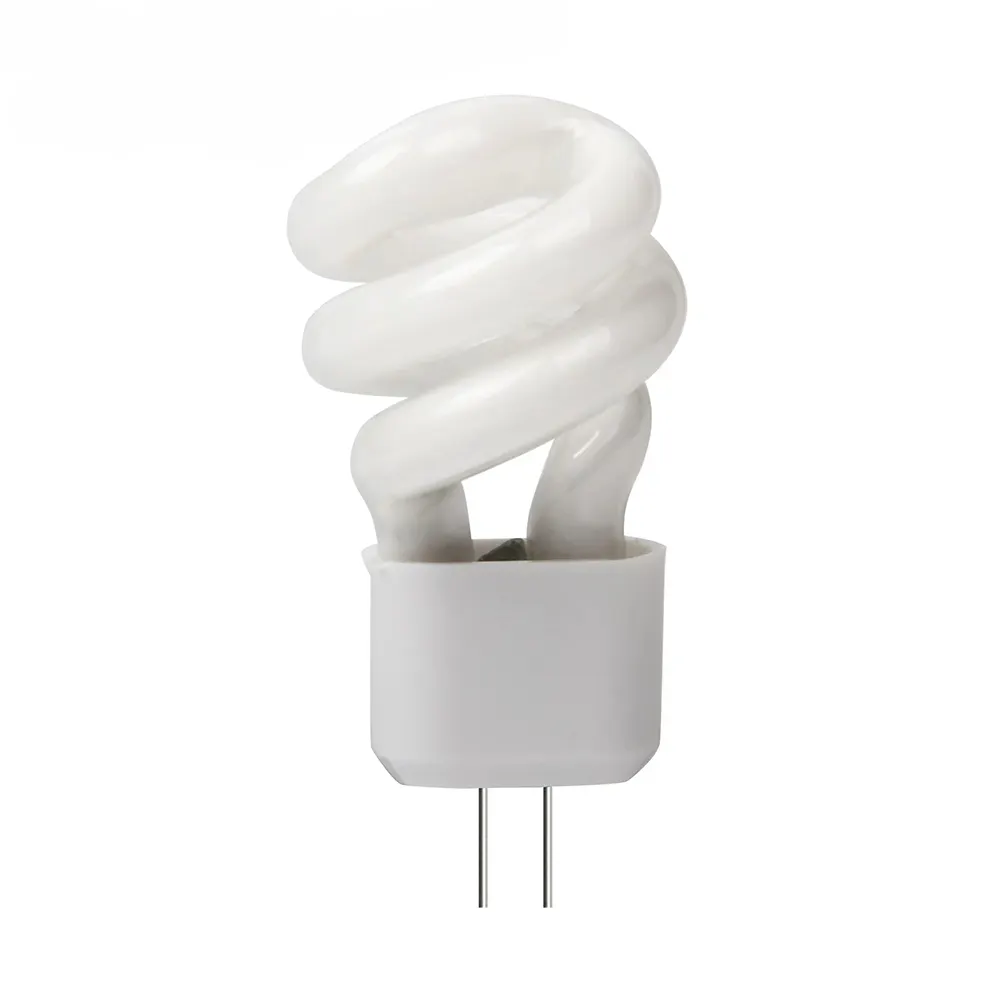 Mini lampe à économie d'énergie en spirale personnalisée, vente en gros, ampoule en spirale 3w 5w9w 12w G4