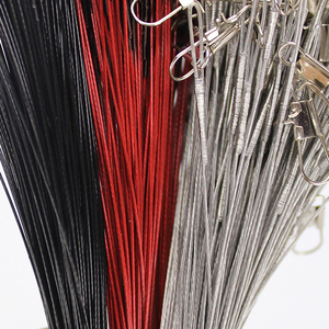 Guosong actualizado fuerte 15cm 20cm 25cm cable <span class=keywords><strong>líder</strong></span> Anti mordedura línea de pesca de acero con precio bajo - Product Image 2