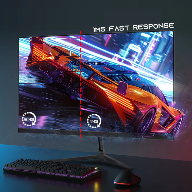 Factory Custom 27inch 1K 2K Curved Frameless Gaming Monitor 75Hz 100Hz 165Hz 180Hz 240Hz Wide Screen Desktop Computer Display