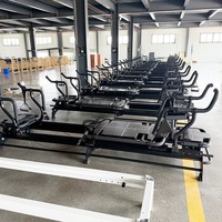 Appareil de Pilates Reformer Commercial Multifonctionnel avec Cadre en Aluminium pour Studio de Pilates et Salle de Sport