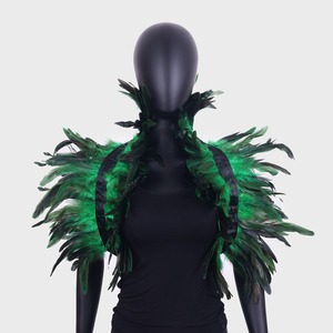 Syal bulu Gotik syal untuk pria wanita dapat diatur karnaval Halloween Natal acara pembakaran pria dekorasi pesta Festival - Product Image 3