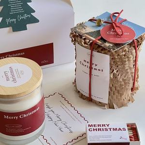Ensemble de bougies votives aromatiques en sapin du Nord de style nordique pour Noël et le Nouvel An, idéal comme cadeau de Thanksgiving - Fait main et écologique - Product Image 2