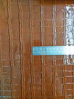 Tissu en cuir PU avec texture crocodile pour meubles, sièges de voiture, décoration