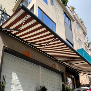 Sombrilla impermeable personalizada al aire libre aleación de aluminio retráctil completo cassette toldo UV tela <span class=keywords><strong>terraza</strong></span> cubierta - Product Image 3