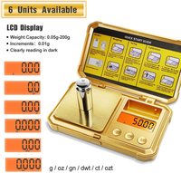 Oferta Especial: Báscula Digital de Bolsillo para Joyería + Kit de Herramientas para Joyero con Probador Selector de Diamantes Portátil y Pantalla LCD Retroiluminada