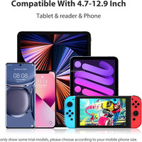 Nouveau support mural réglable pour tablette à bras long support mural extensible en métal pour téléphone portable pour iPhone iPad Pro