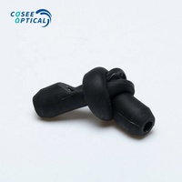 Empuñaduras de punta de Temple para gafas, accesorios para anteojos, de silicona