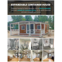 Casa Contenedor de 6 Dormitorios y 2 Pisos: Casa Contenedor Modular con Unidad de Casa Contenedor en la Azotea