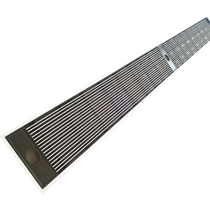 Xin Chaofeng Strip Air Outlet ABS Plastic Black <b>White</b> Dual Color Ultra Narrow Grille Louver Single Layer Vent Cover - Product Image 1