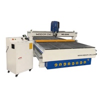 Machine de fraisage CNC à 3 axes à nidification de Jinan, Chine, 2000x3000 mm avec moteur servo et contrôle DSP pour le bois et le métal, haute rigidité