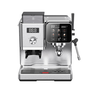 Machines à expresso en acier inoxydable avec 20 bars de pression, double chaudière, machine à café automatique avec mousseur à lait pour cappuccino 20 bars - Product Image 4