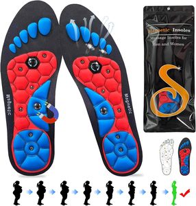 Plantillas Magnéticas de Gel UK6-9, Soporte de Acupresión para Fascitis Plantar, Pies Planos, Uso Deportivo, Flexibles, Suaves, Cómodas y Ortopédicas - Product Image 1