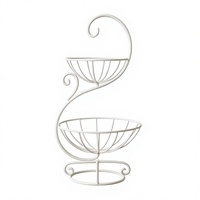 Mehrschichtige Eisen-Obstschale, Modern und Umweltfreundlich, Multifunktional, Handgeschmiedet, Aufbewahrungskörbe für Zuhause, Schönheitssalon, Wohnzimmer, Snacks