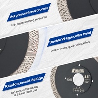 Disque de coupe diamanté fin renforcé en W-Mesh de 4,5 pouces, lame de scie circulaire diamantée, disque de coupe diamanté, outil pour carrelage, granit et pierre