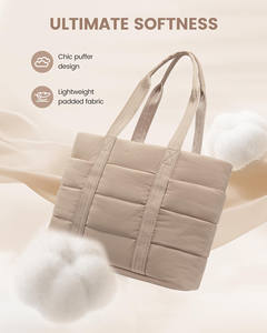 Sac à langer léger en nylon avec plusieurs poches et matelas à langer intégré pour les besoins quotidiens de voyage et de cadeaux des mamans - Product Image 2